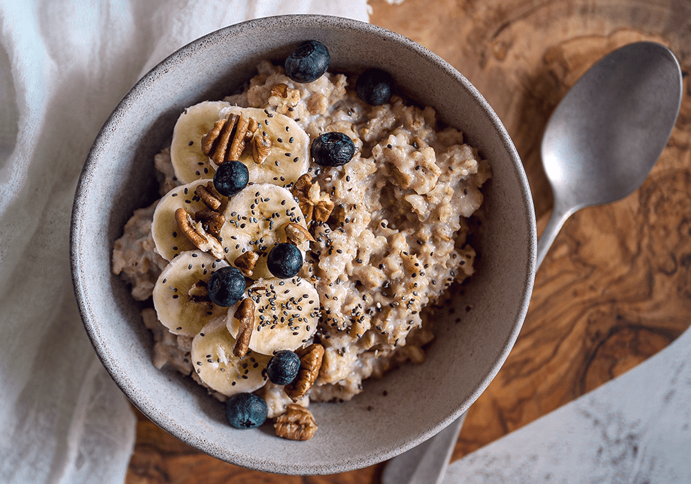 Haferflocken enthalten wertvolle Ballaststoffe für unseren Körper
