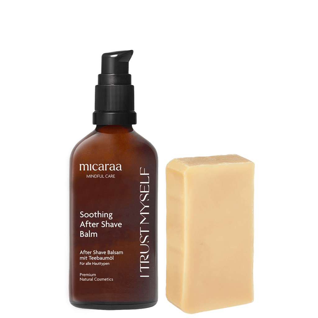 Micaraa Shaving Set mit Rasierseife und After Shave